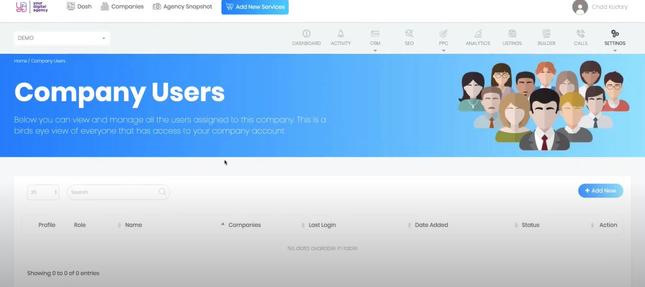 DashClicks user management