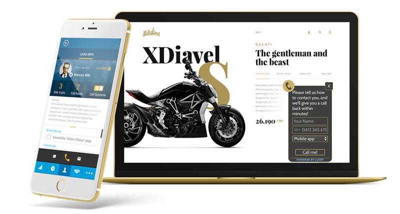 The website pop-up callback invite facilitates customer purchase decisions in the moment