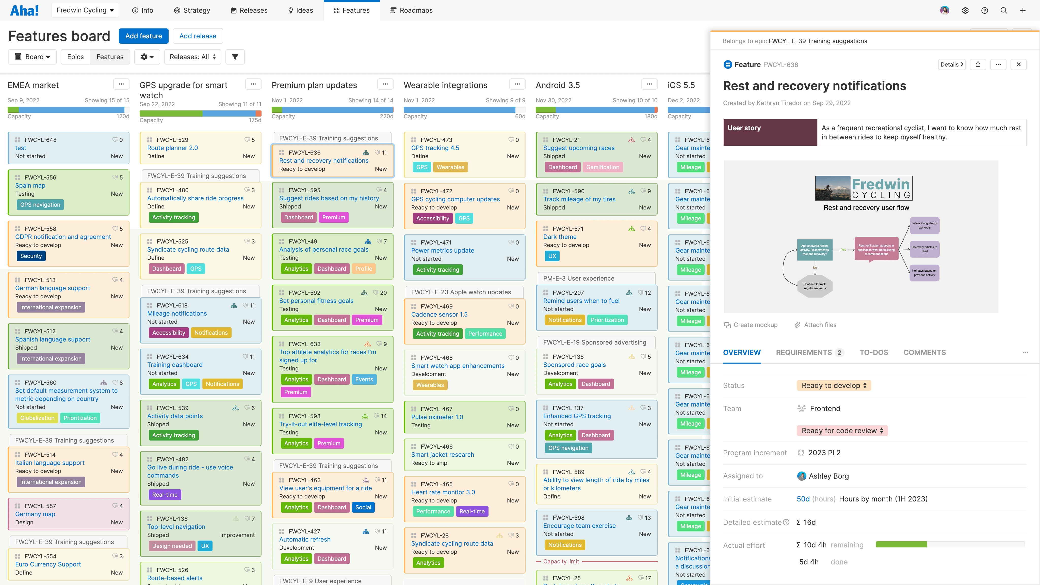 Aha! Software - Prioritize features