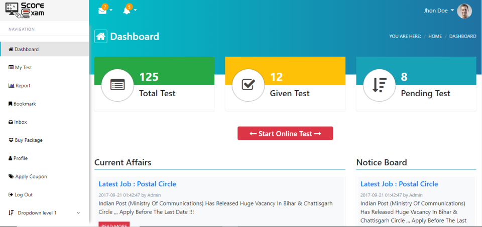 Softfixer Software - Dashboard