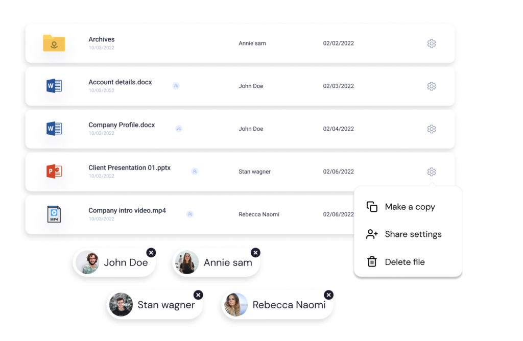 DAtAnchor Software - DAtAnchor interface