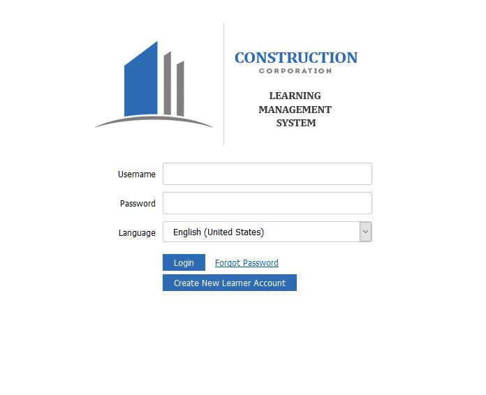 Customizable login in page with unique URL.