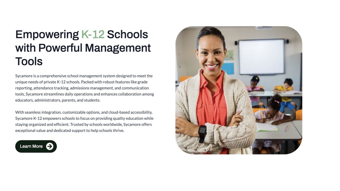 Sycamore School Software - 2