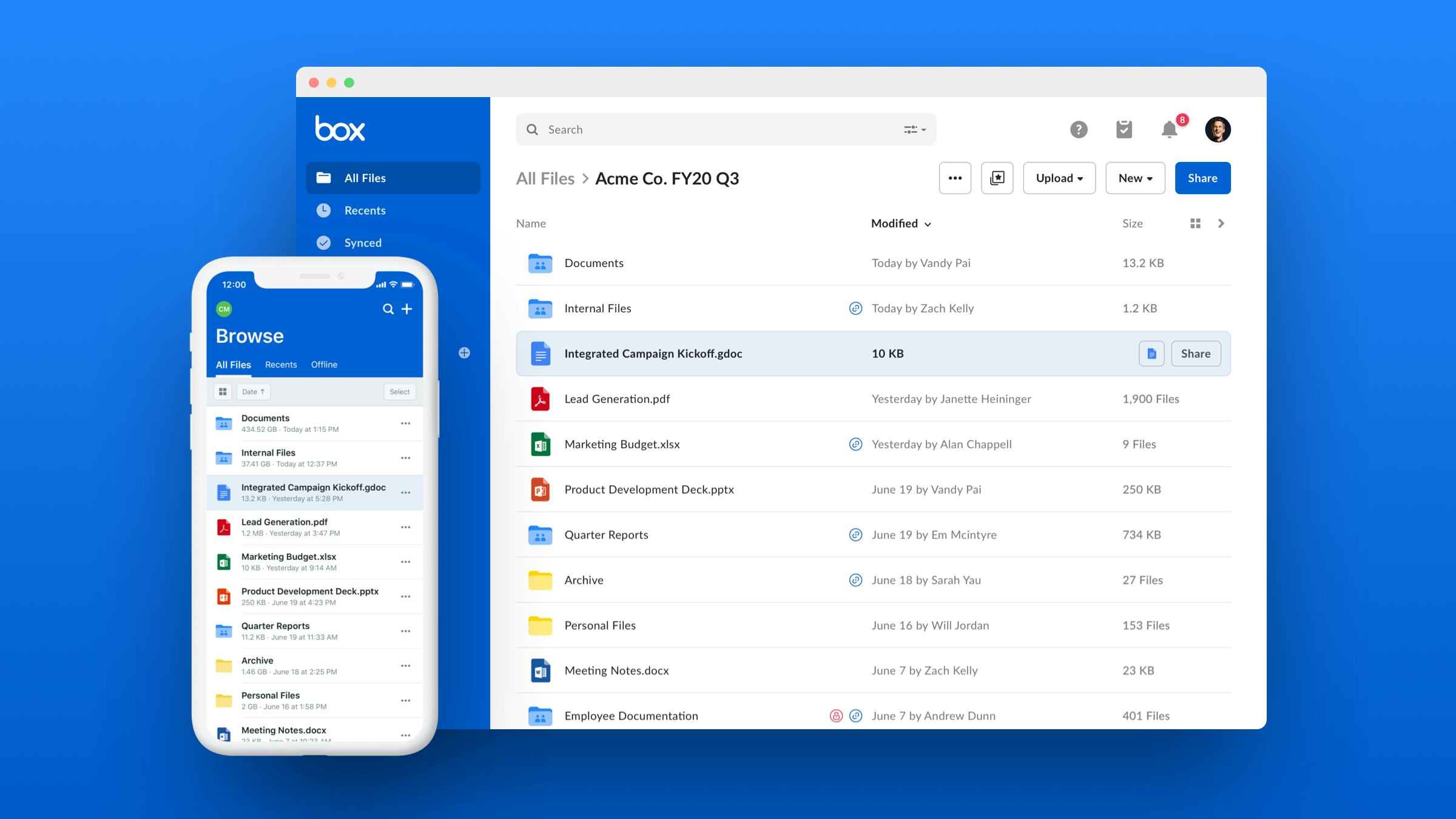 Box Software - Work from anywhere across any device. Securely share files with your team, customers or external agencies with the Box Mobile app.