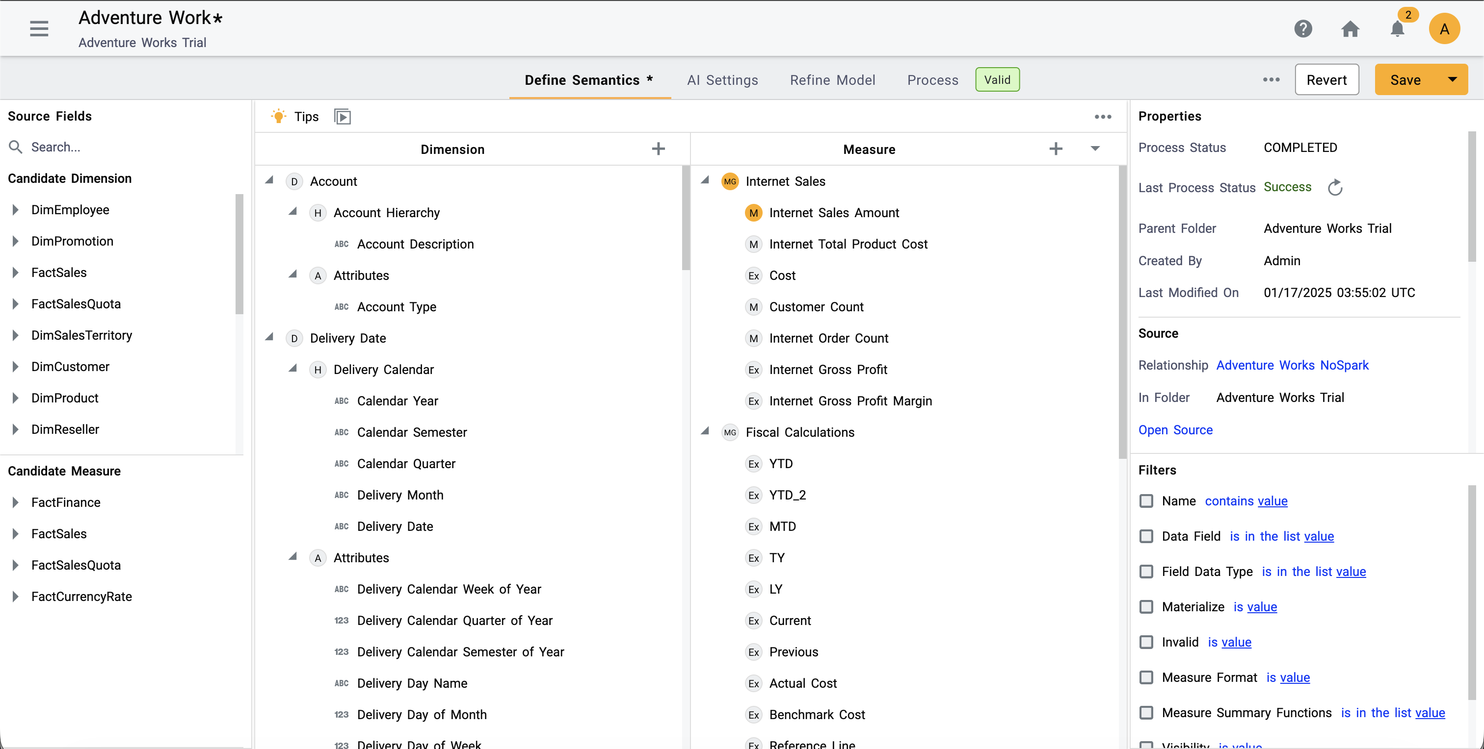 Kyvos Semantic Layer