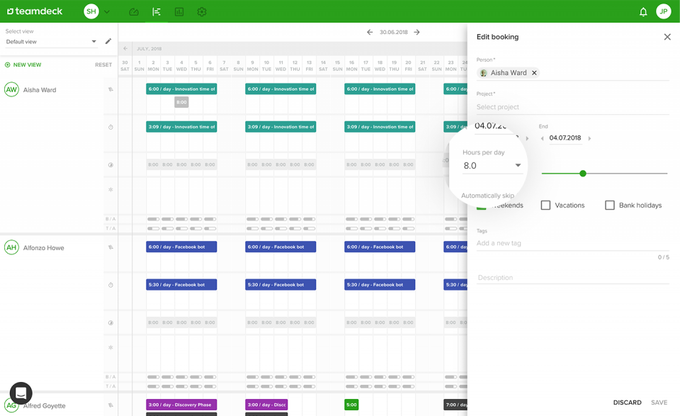 teamdeck Software - 3