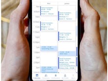 Zing Software - ZING - calendar on mobile to make or change bookings