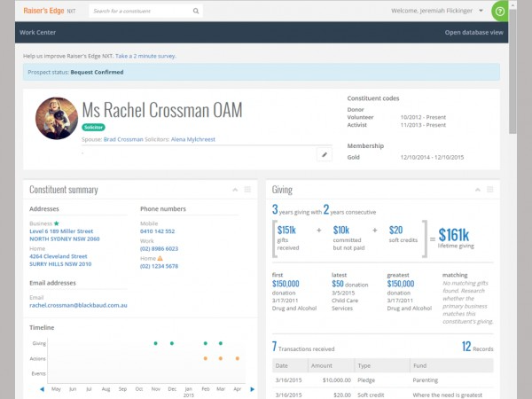 Blackbaud Raiser's Edge NXT