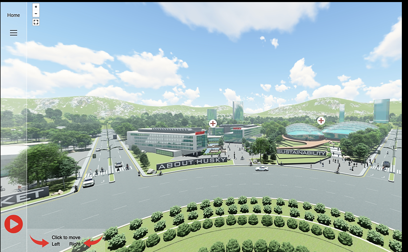 streamGo 360-degree virtual event environment