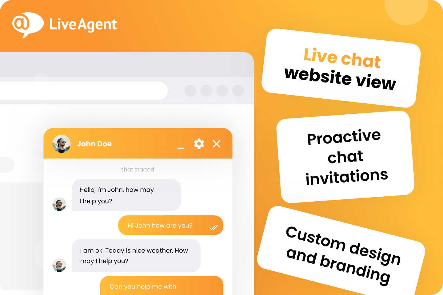 LiveAgent Software - Live Chat Customer View
