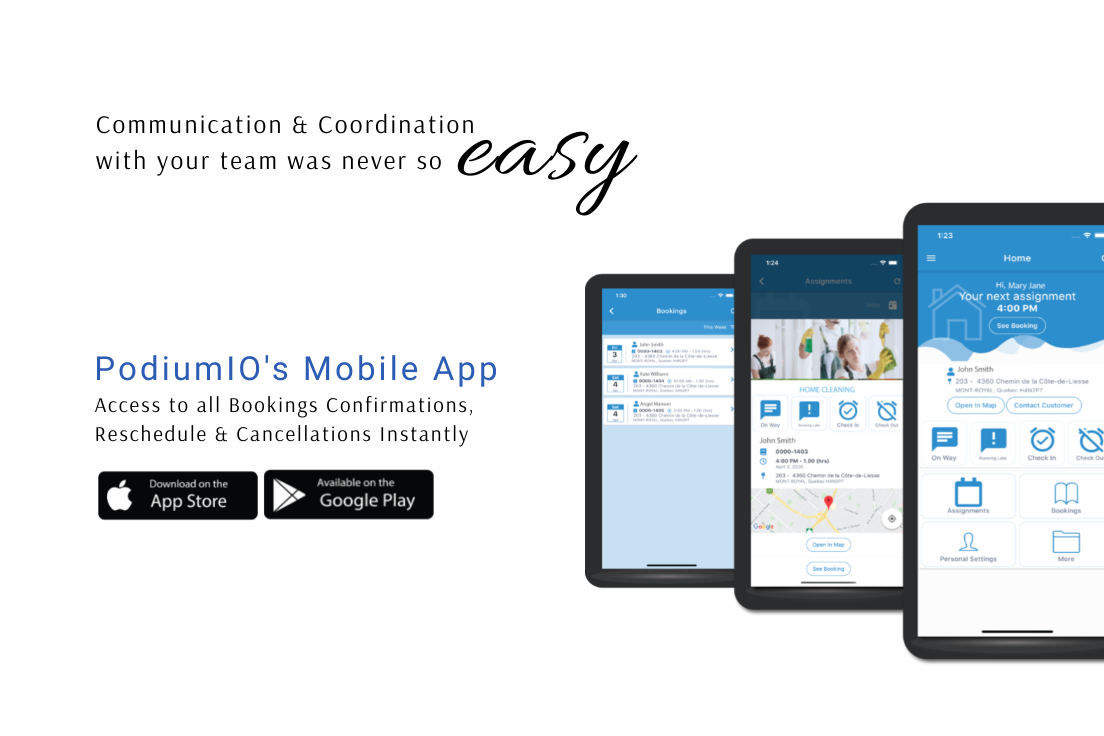 MioCommerce Mobile App for Service Providers