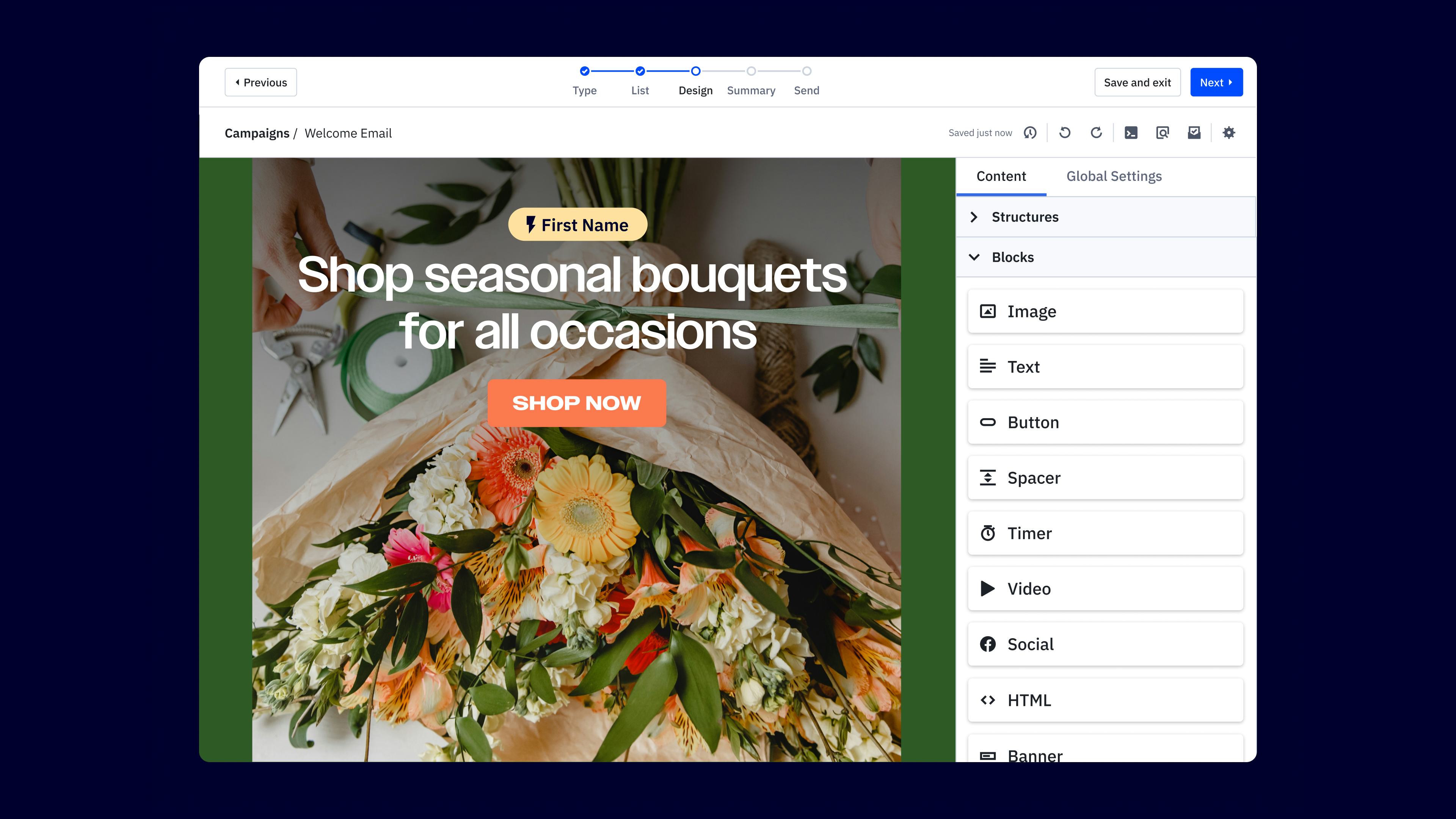 ActiveCampaign Software - Email designer