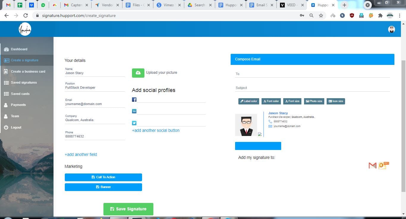 Hupport Signature Logiciel - 2