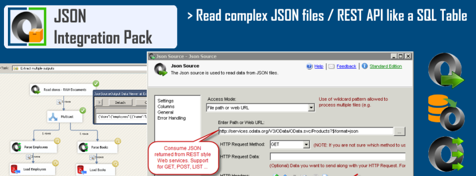 JSON / REST API Integration in SSIS