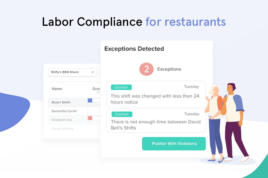 7shifts Software - Be in compliance with labor standards