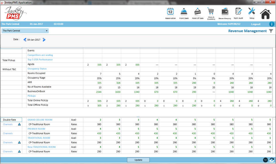 Innkey PMS 소프트웨어 - 3