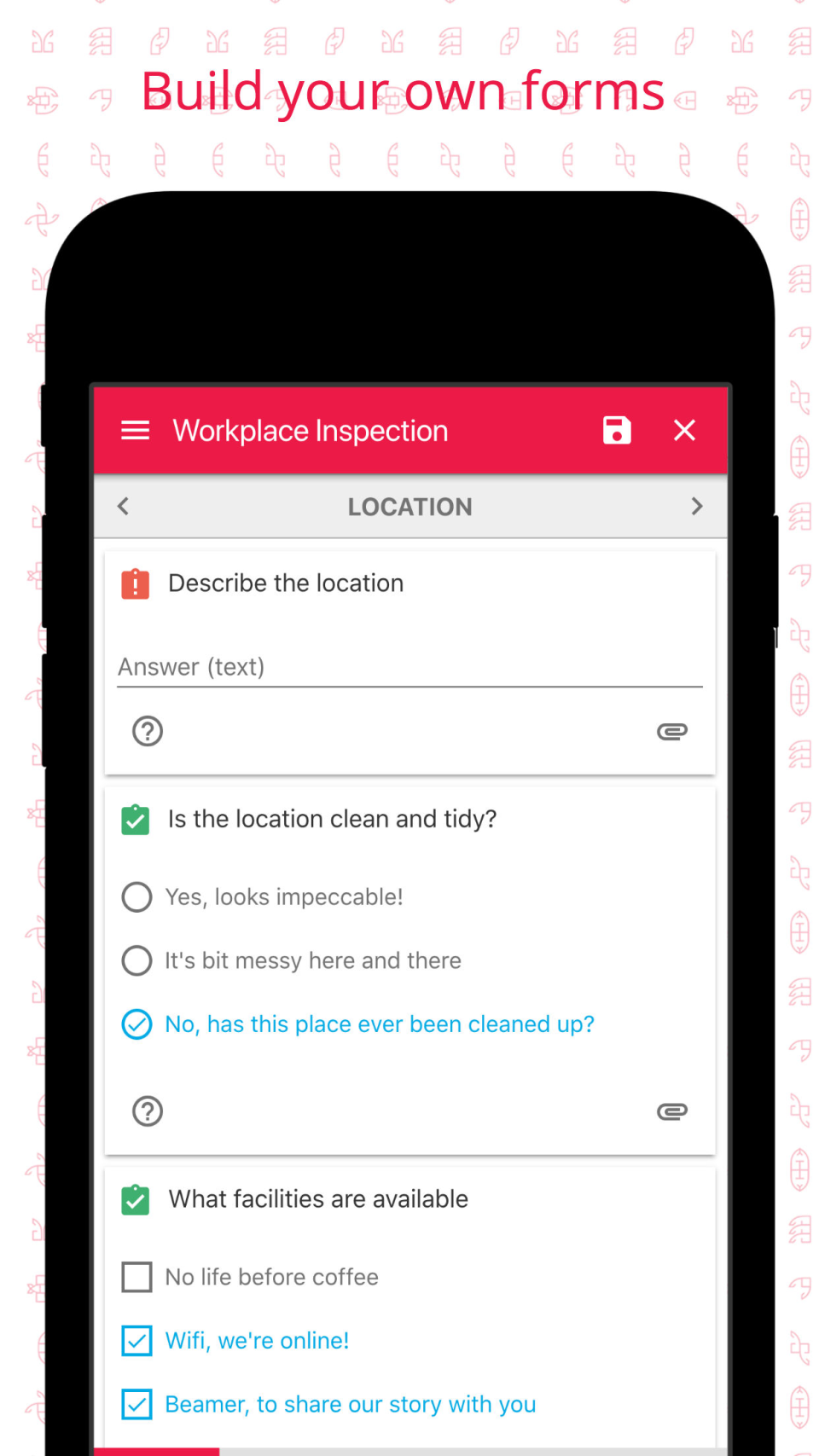 Build custom forms, or Micro-apps, to capture data in the field