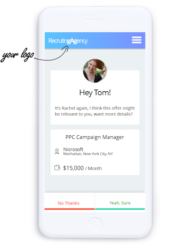 Quali.fit screenshot: Job opportunities are presented in an engaging way