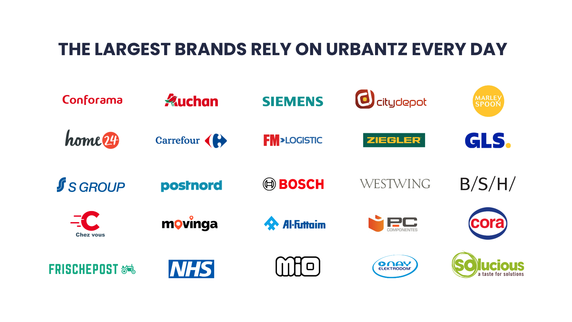 JOIN THE BIGGEST BRANDS RELYING ON URBANTZ EVERY DAY