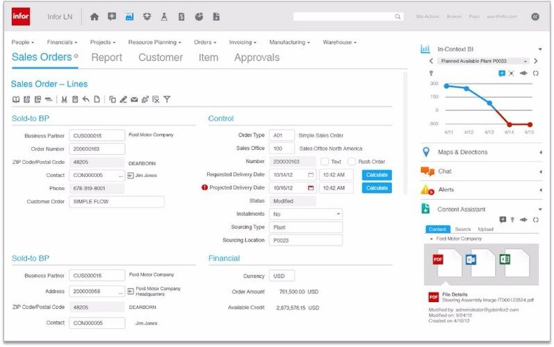 Infor LN: precios, funciones y opiniones | GetApp México 2022