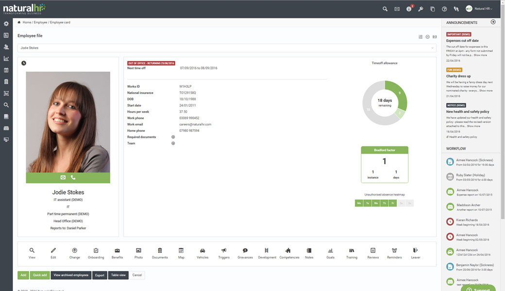 Natural HR Software - 18