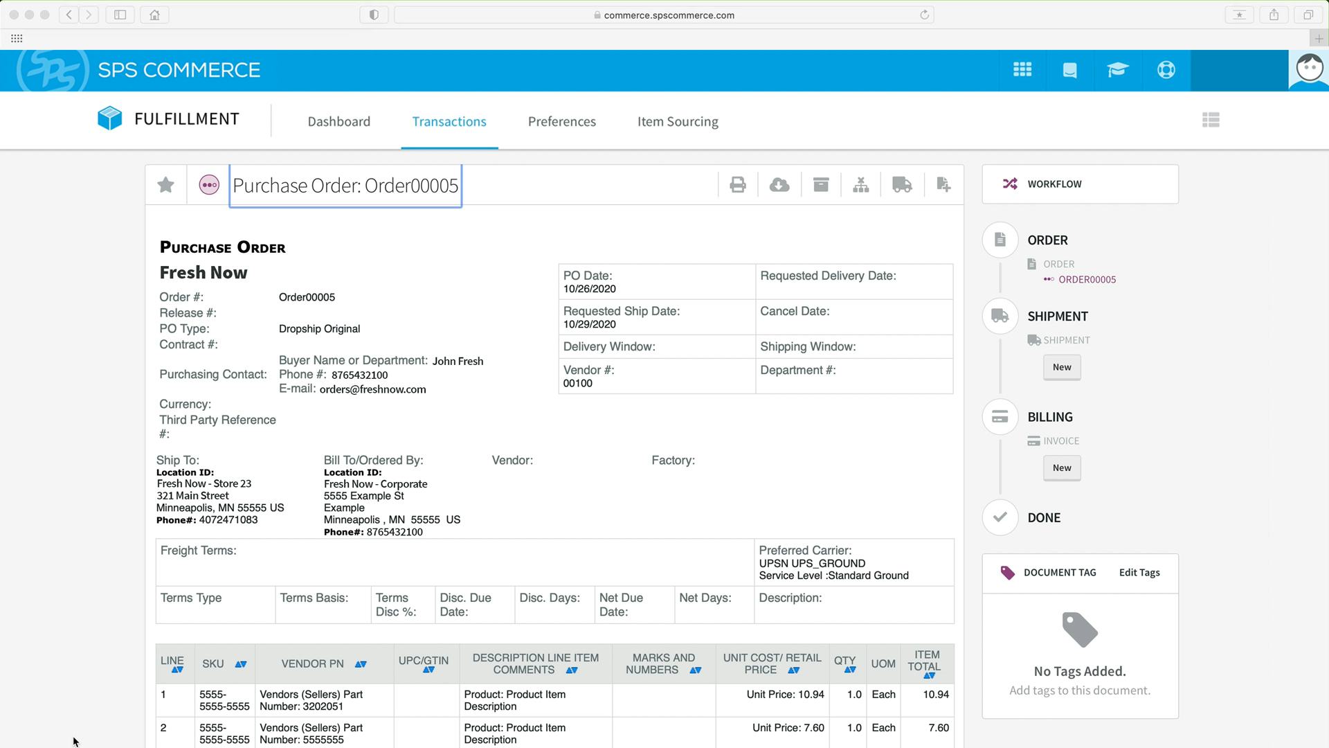 SPS Commerce Software - Easily meet partner requirements