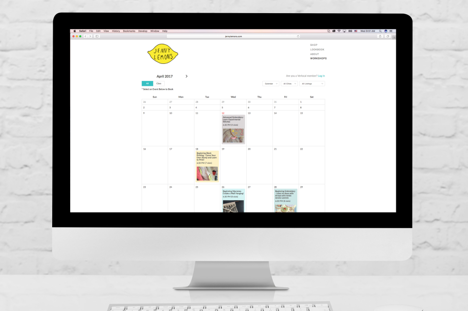 Verlocal Pro screenshot: Select calendar event