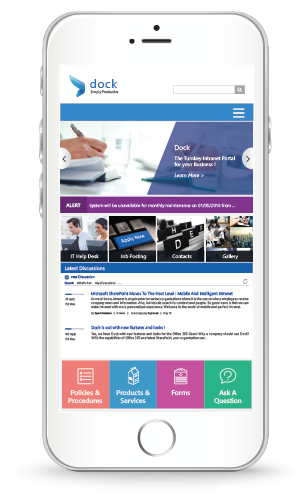 Dock 365 Intranet Portal Software - Dock Mobile App