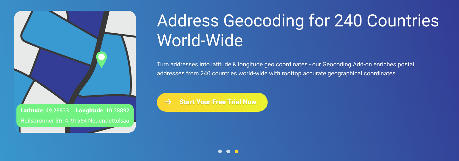 Rooftop Accurate Geocoding