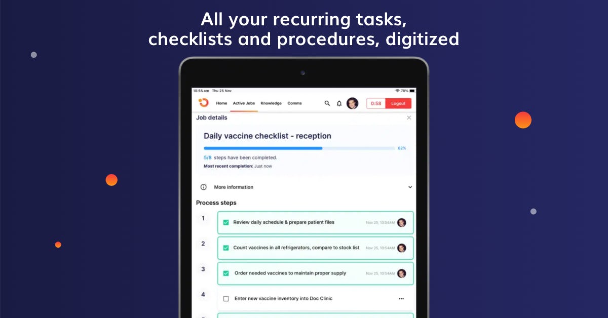 Operandio Software - All your recurring tasks, checklists and procedures, digitized