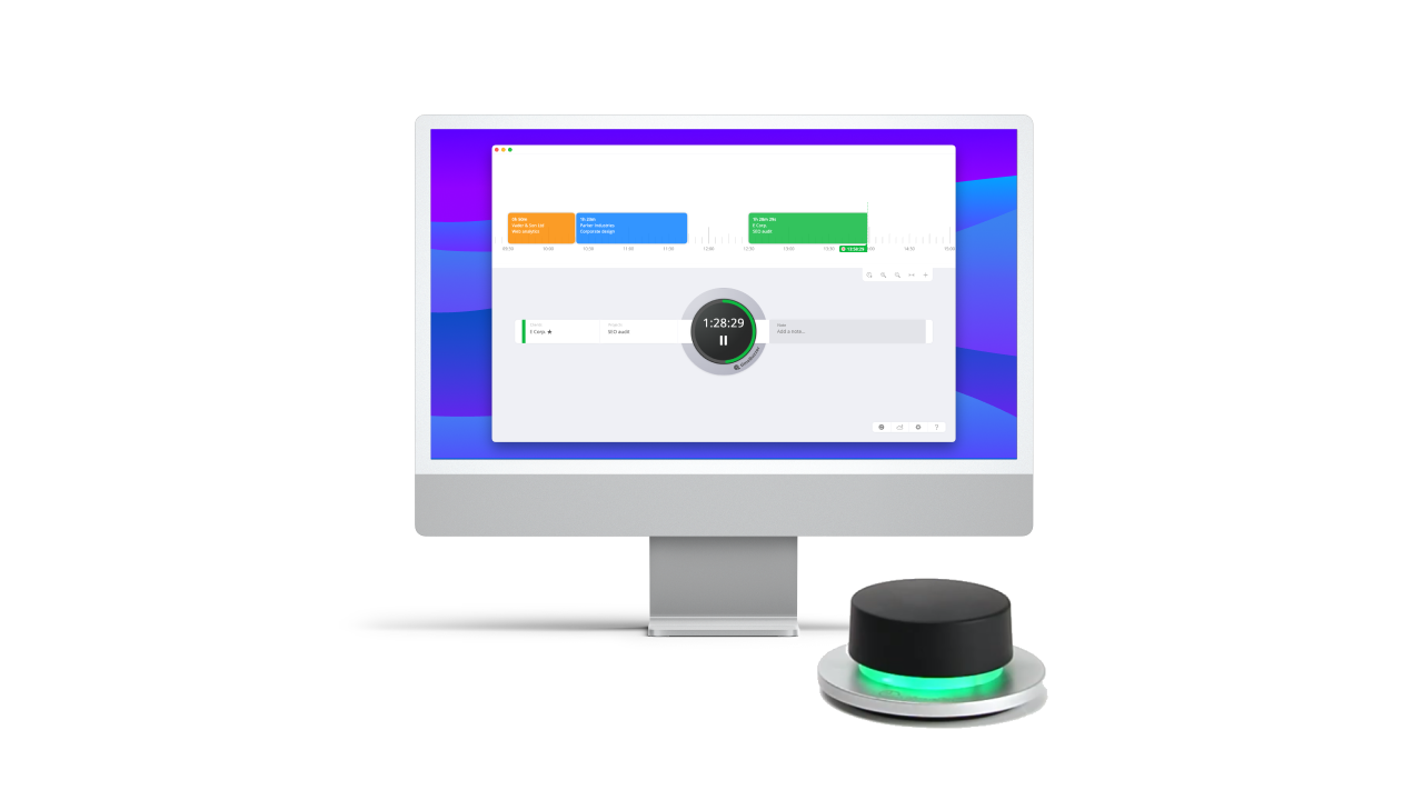 timeBuzzer screenshot: timeBuzzer - A new way to track time