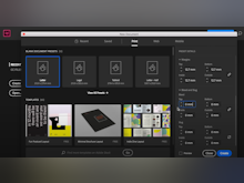 Adobe InDesign Software - Adobe InDesign new file