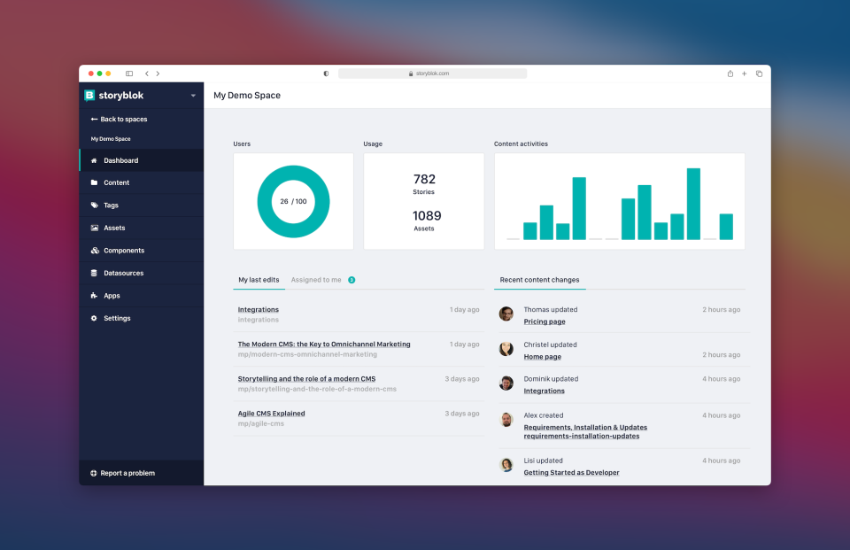 Storyblok Software - 2
