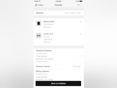 Squarespace Software - Orders on mobile app - thumbnail