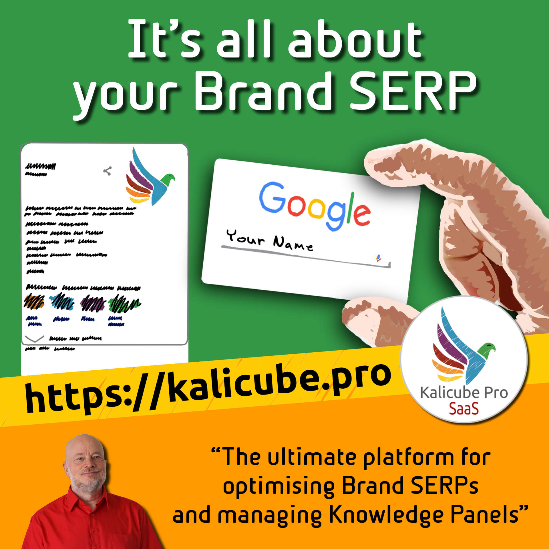 Kalicube Pro - the ultimate platform for optimising Brand SERPs and managing Knowledge Panels