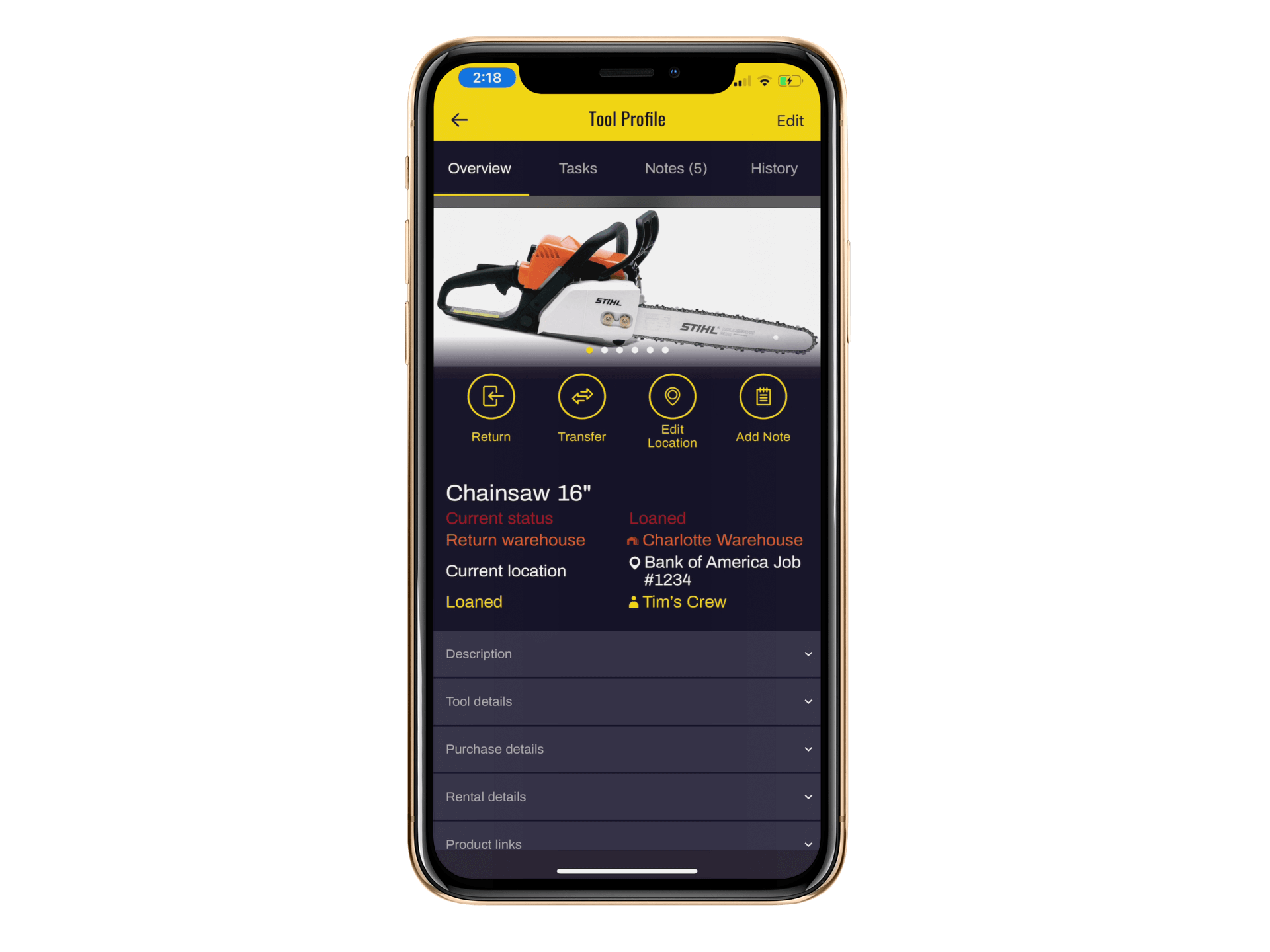 All tool details are available on mobile devices. Whether an Apple or Android phone or tablet, all tool information will be easy to find.