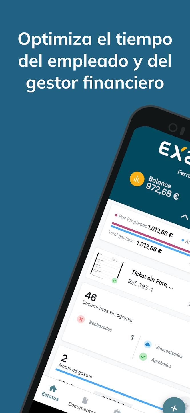 Exaccta screenshot: Exaccta balance 