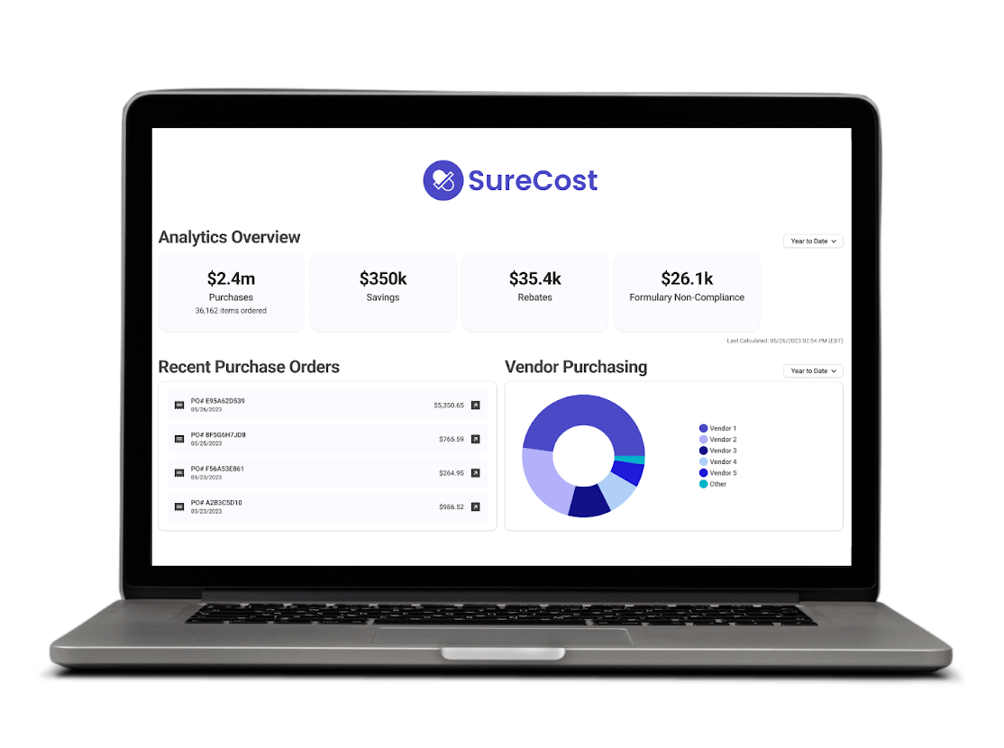 Discover new savings opportunities, ensure compliance, and save your team time and headaches with customizable workflows, robust reporting, and seamless purchase order management within one fully integrated solution