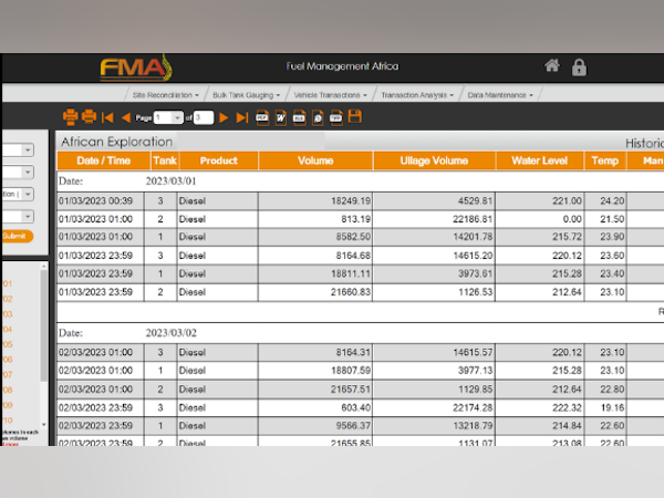 Fuel Management Africa Software - 1