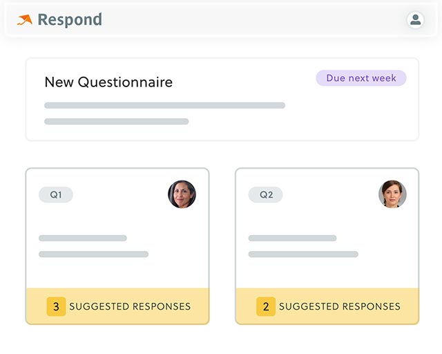 Answer security questionnaires quickly and accurately with AI-suggested responses