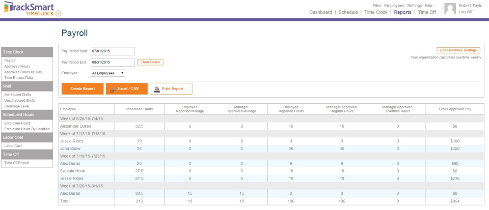 TrackSmart TimeClock