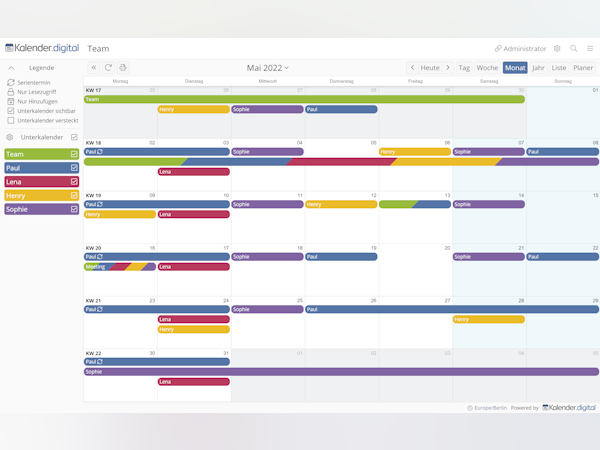 Kalender.digital Software - 2