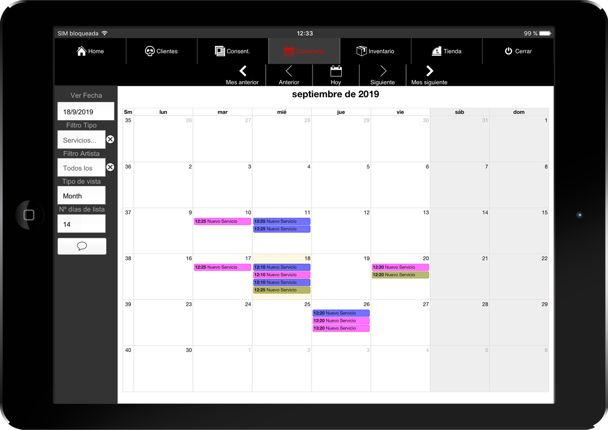 Calendar function