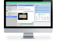 Quiq Messaging Software - Quiq agent desktop integrates with internal systems, like popular CRMs, to provide customer history and opportunity for up-sell