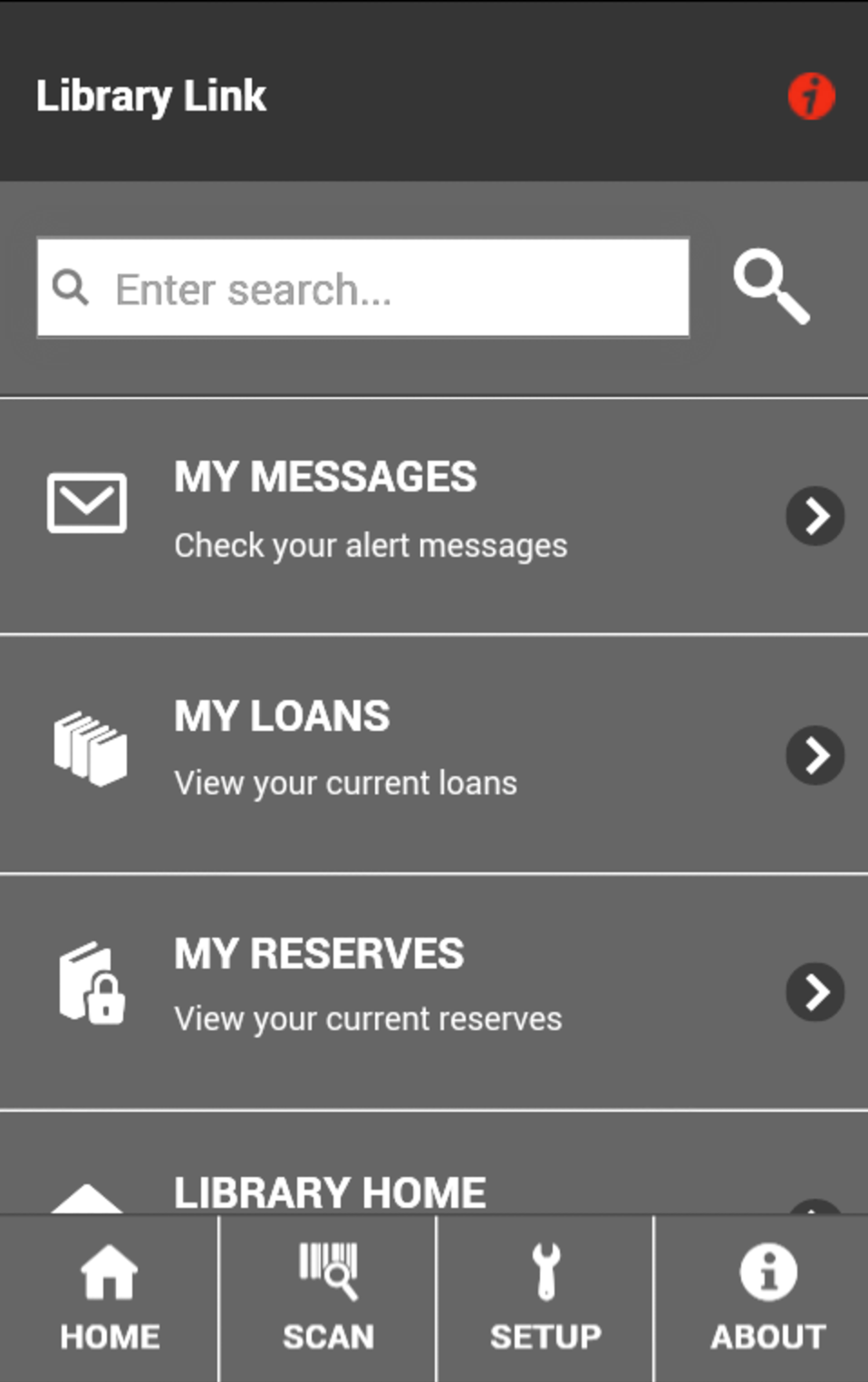 Liberty Software - The Library Link app allows borrowers to manage their library profile from anywhere