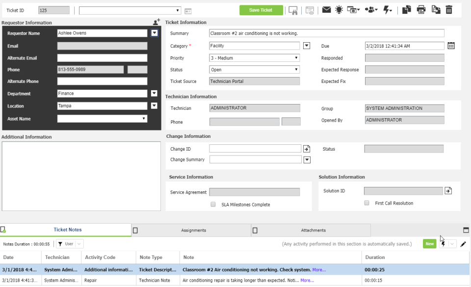 Custom Ticket Forms