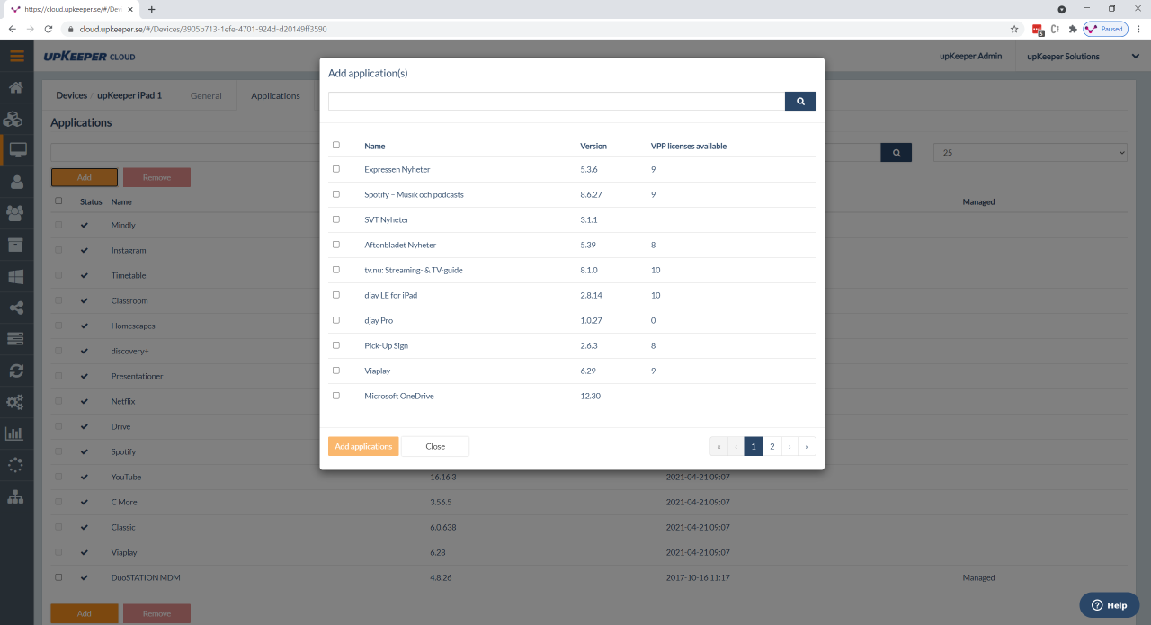 upKeeper Software - 3