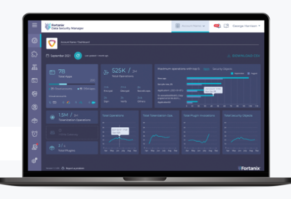 Data Security Manager Dashboard