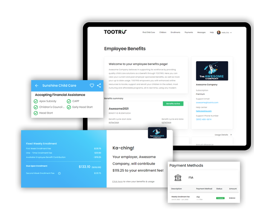 TOOTRiS screenshot: TOOTRiS benefits management