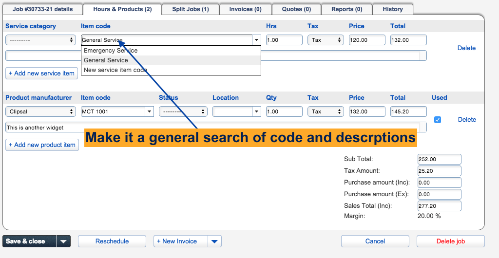 FieldInsight Software - Add inventory